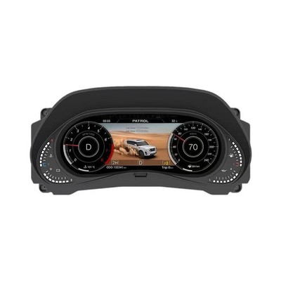 LCD Digital Dashboard Cluster Speedometer Upgrade For Nissan Patrol Y62 08-22