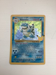 blastoise pokemon card value 25th anniversary Blastoise 25th Anniversary
