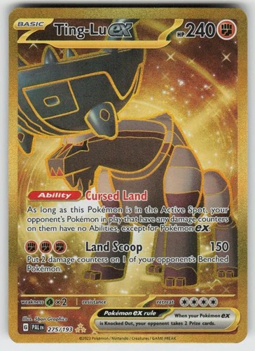UR - 03 Holo Ting-Lu ex 275/193 Hyper Rare SV02: Paldea Evolved
