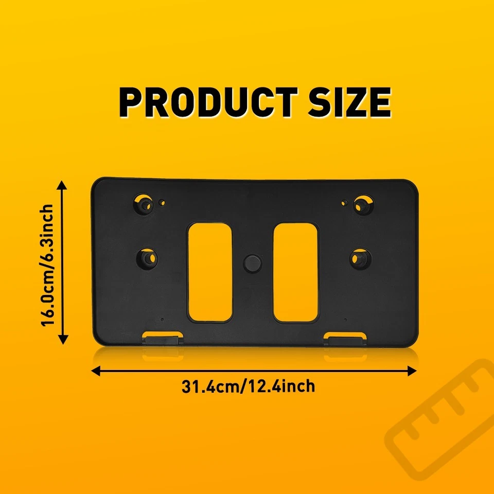 Soporte de montaje delantero de plástico para parachoques de matrícula para Toyota Sienna 2021-2023 Foto 3 de 4