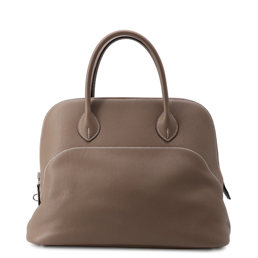 HERMES Bolide Relax Size 35 Taurillon Nobillo Etoupe