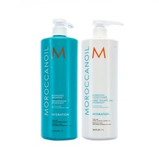 Moroccanoil Hydrating Shampoo and Conditioner 33.8oz/1L SET AUTHENTIC