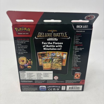 pokmon trading card game ninetales ex deluxe battle deck Pokemon Factory Sealed Box Ready To Play Deck Let the deluxe battle begin Pokemon Ninetales ex / Zapdos