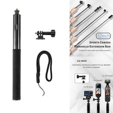 Handheld Invisible Selfie Stick Extension Rod for Insta360/Action/Pocket Cameras