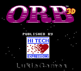 Orb 3D 3-D - NES Nintendo Game