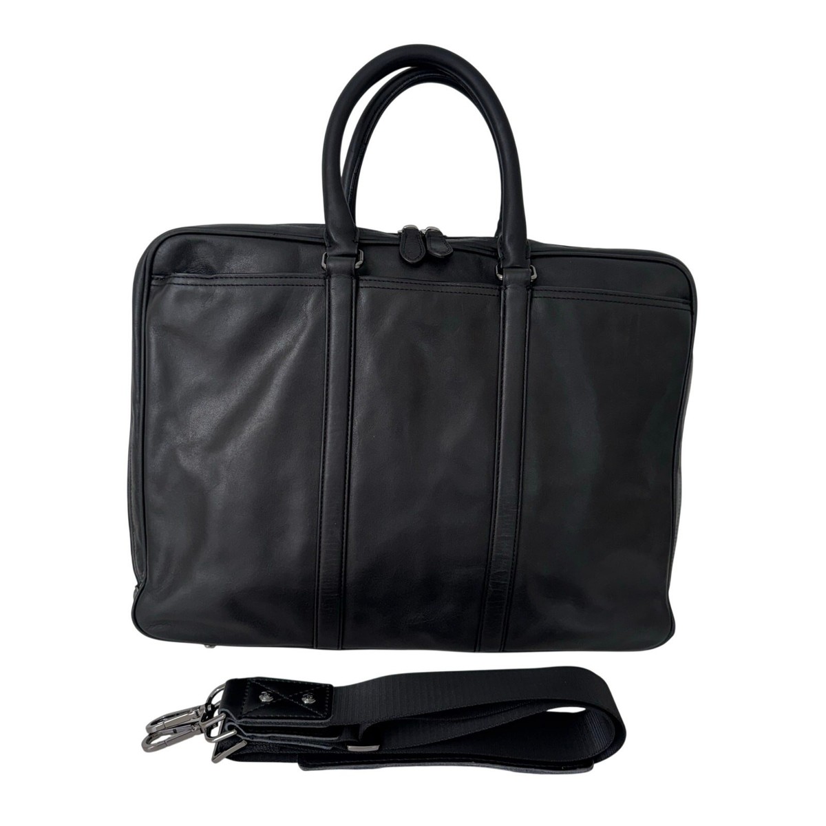 Coach Metropolitan Slim Briefcase Leather Bag Business Travel