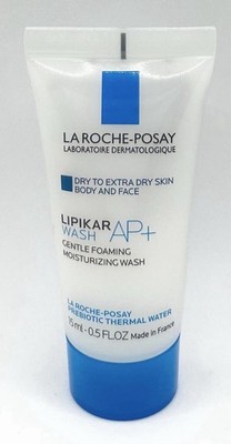 La Roche-Posay Lipkar Wash AP+ Gentle Foaming Moisturizing Wash 15 ml/0.5 oz NEW