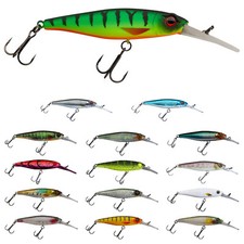 Illex Twitch Flesh Longbill Minnow Lure Crankbait Floating Perch Zander
