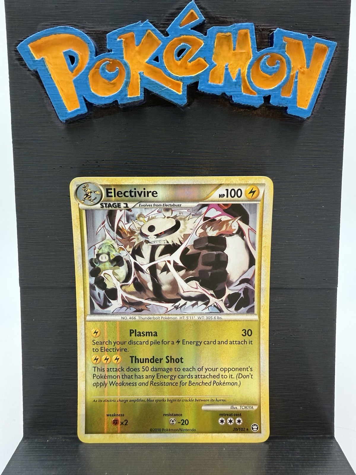 Pokemon TCG Electivire 20/102 Reverse Holo Rare ENG NM