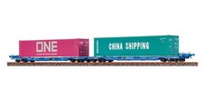 BRAWA 48106 Intermodal Type Sffggmrrs Container 40 Feet "ONE" And China Shipping