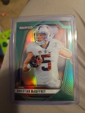2025 Panini Prizm Draft Picks #194 Christian McCaffrey Prizm Green Stanford, SF