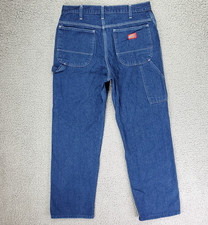 Dickies Carpenter Jeans Mens 33 Fits32 x30 Relaxed Workwear Utility Skate EUC