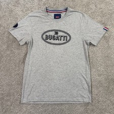 Bugatti 110 Anniversary T Shirt L Macaron Logo Designer Casual Luxury Streetwear