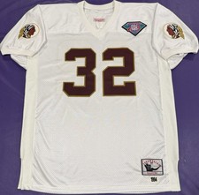 Authentic 1994 Ricky Ervins #32 Washington Redskins 75th Mitchell Ness Jersey 52