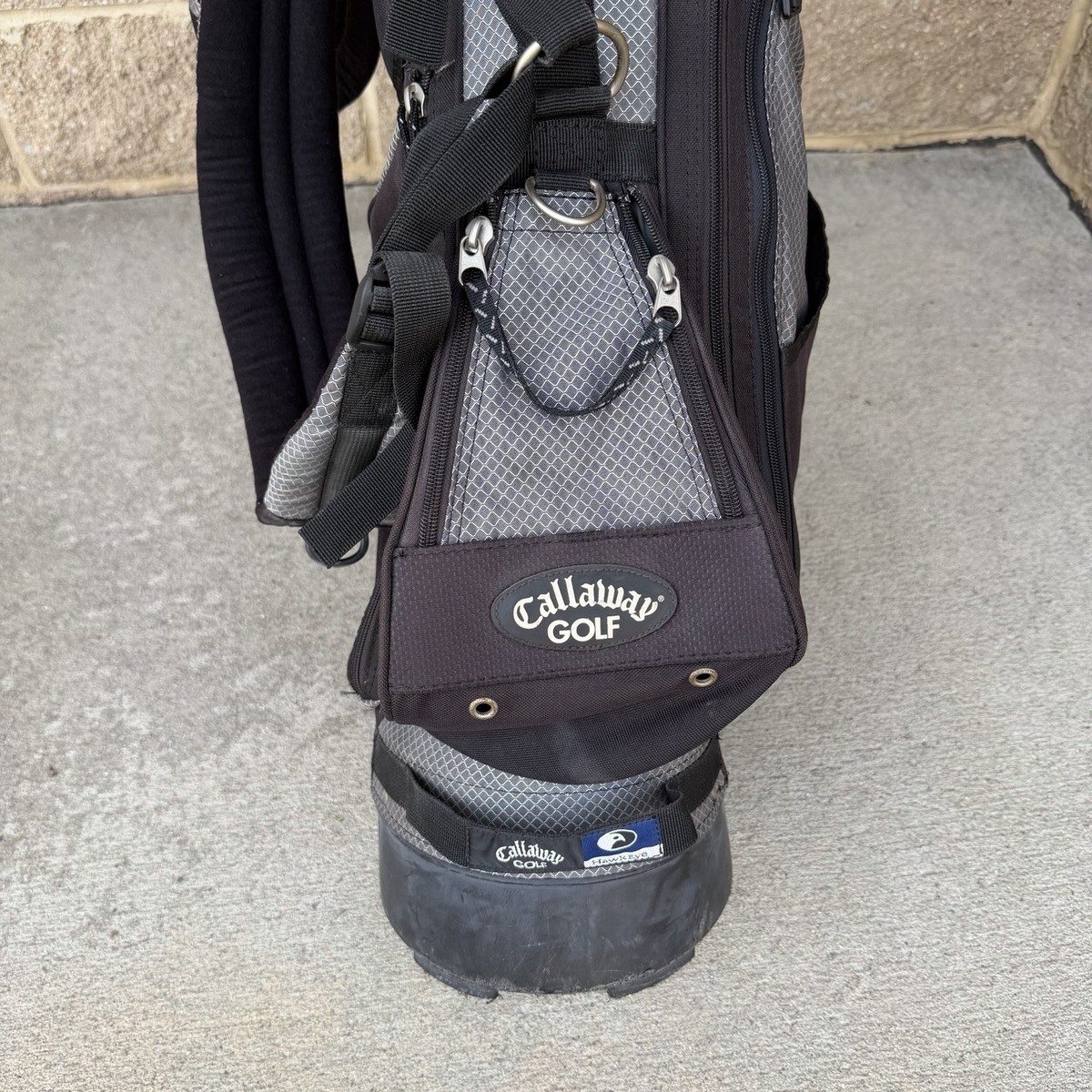 Callaway Hawkeye 5 Divider Dual Strap Golf Stand Bag Black/Gray | eBay