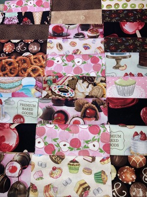 5   Life Is Like A Box Of Chocolates pre-cut Quilt Kit-all YummyCandy, Cupcakes