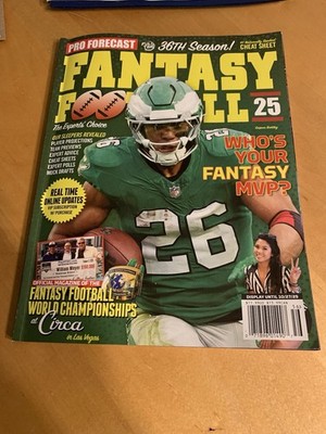 Pro Forecast Fantasy Football 2025 Magazine
