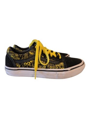 Vans x SpongeBob Old Skool Pro Mike Gigliotti Mens 5 Skate Sneakers Black Yellow