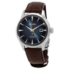 Seiko Men's Presage Automatic Blue Dial Watch - SRPK15J1 NEW