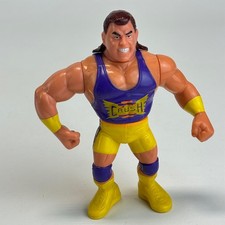 Hasbro Crush Action Figure WWF Series 4 1991 Purple Yellow Vintage Toy