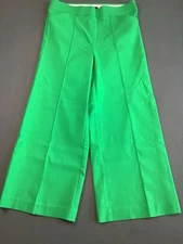 Counterparts Pull On Pants NWOT Small Green Wide Leg Stretch Box W