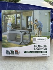 Pop Up Dog Kennel 36x22x22 Fabric