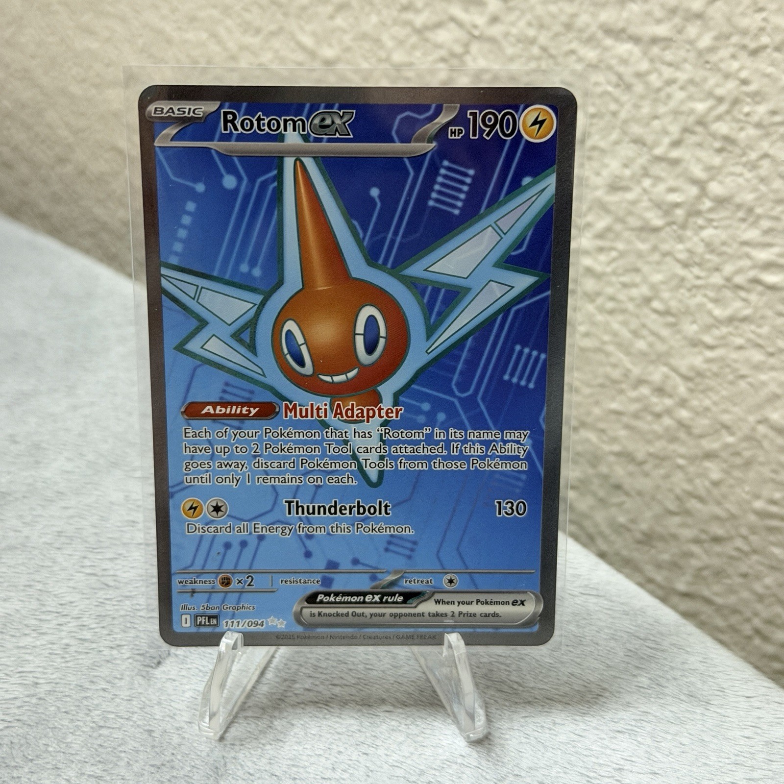 Rotom EX Pokémon ME02: Phantasmal Flames Ultra Rare 111/094 NM