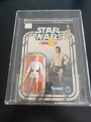 Kenner 1978 Vintage Star Wars Luke Skywalker 12 Back C MOC UKG 75 Graded AFA