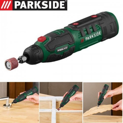 Parkside 4V Cordless Rotary Tool With Accessories & USB-C Charging Cable - Picture 2 of 13