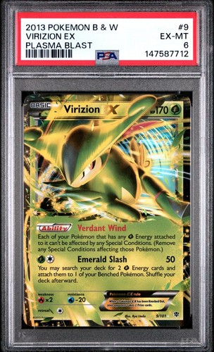 Virizion-EX graded PSA 6 for sale on eBay