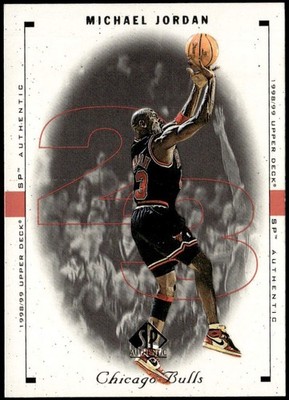 1998-99 SP Authentic #10 Michael Jordan E1