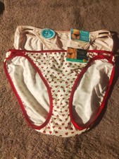 2 Pair -Vanity Fair Illumination String Bikini Panties 18108 Sz 8