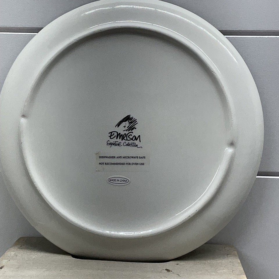 Signature Collection Emerson Signature Collection Ceramic Humorous Cartoon Plate Are You ...