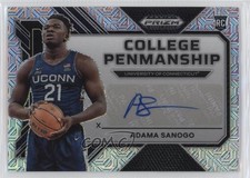 2023-24 Prizm Draft Picks College Penmanship Mojo 2/25 Adama Sanogo Auto 0v2h