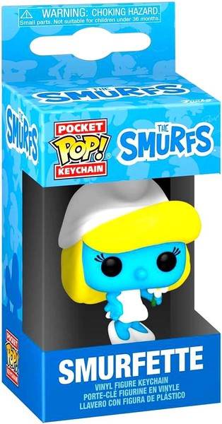Funko Pop! Pocket Pop Keychain - Smurfs Classic - Smurfette - Neu & Ovp-image