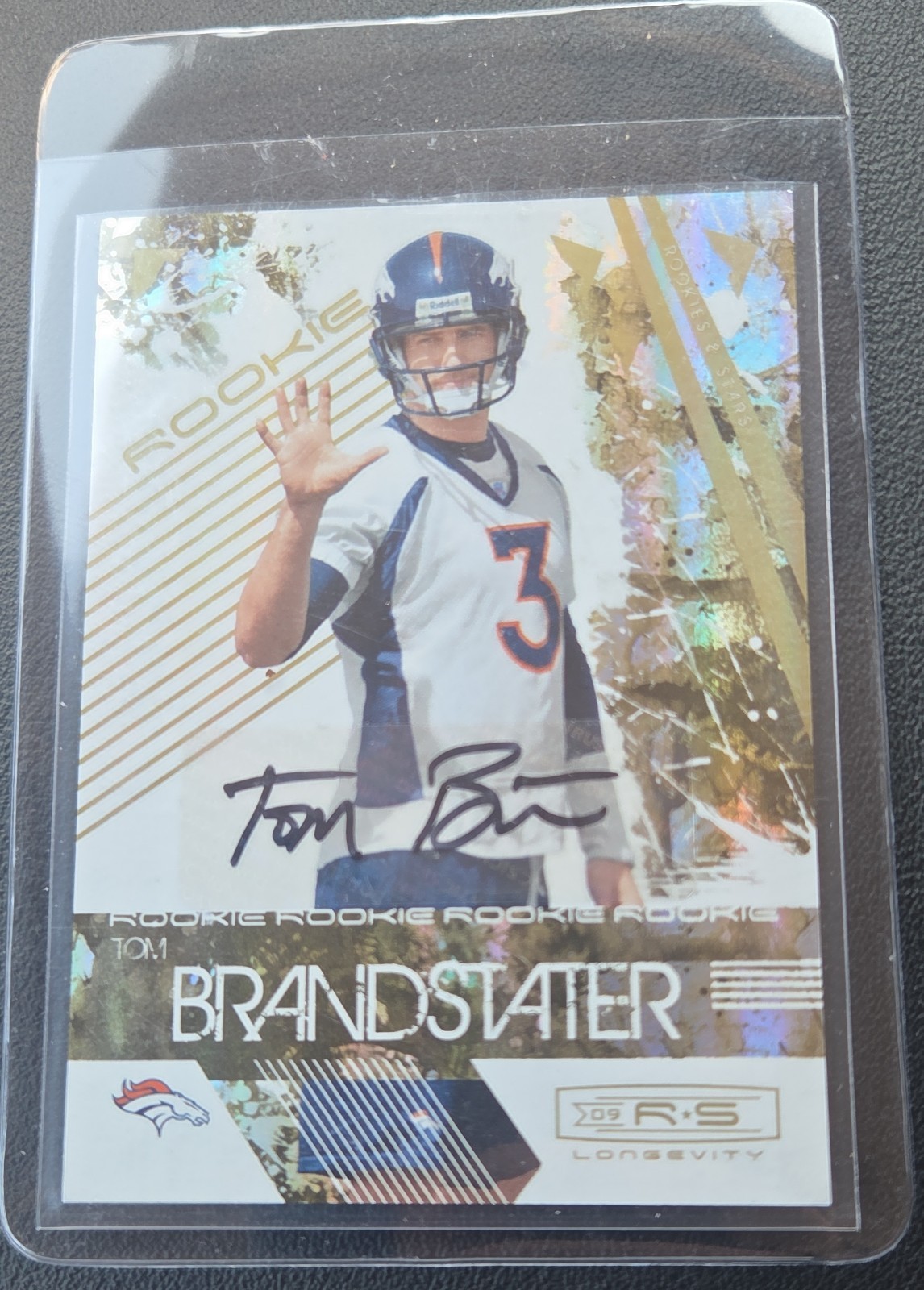 Tom Brandstater Donruss Rookies & Stars #194 Longevity-Autograph