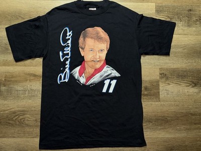 Vintage NASCAR Bill Elliott T Shirt Size Large Black Racing EUC