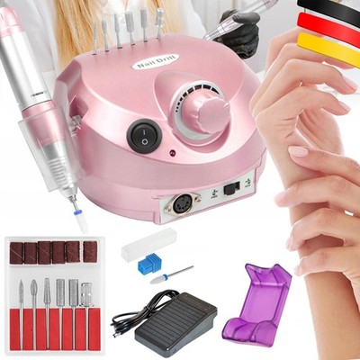 Elektrische Nagelfräser Für Gel Nägel NAIL ART Fußpflege Pro Set Maniküre