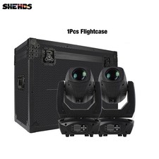 SHEHDS Flight Case For 2Pcs LED Beam Spot Wash 200W 3IN1 Moving head Lighting