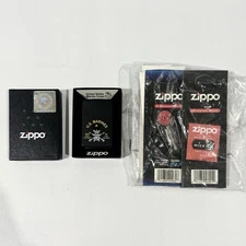 Zippo U.S. Marines Windproof Lighter Pack With Flints & Wicks - New Sealed - USA