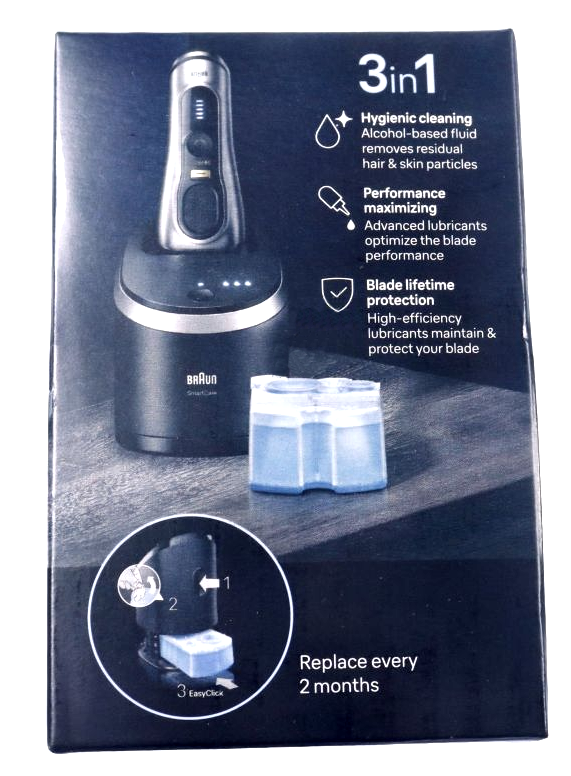 Cartouches Clean & Renew Braun Pour Rasoirs Série 3, 5, 7 – Entretien Facile, Fabrication Allemande