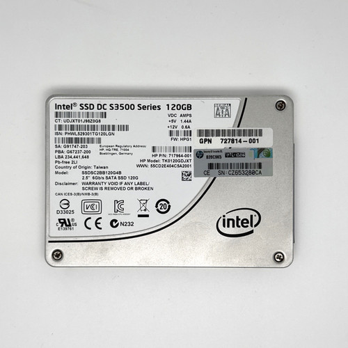 Intel / HPE 120 GB SSD DC S3500 SATA III SSDSC2BB120G4B 2.5" Festplatte