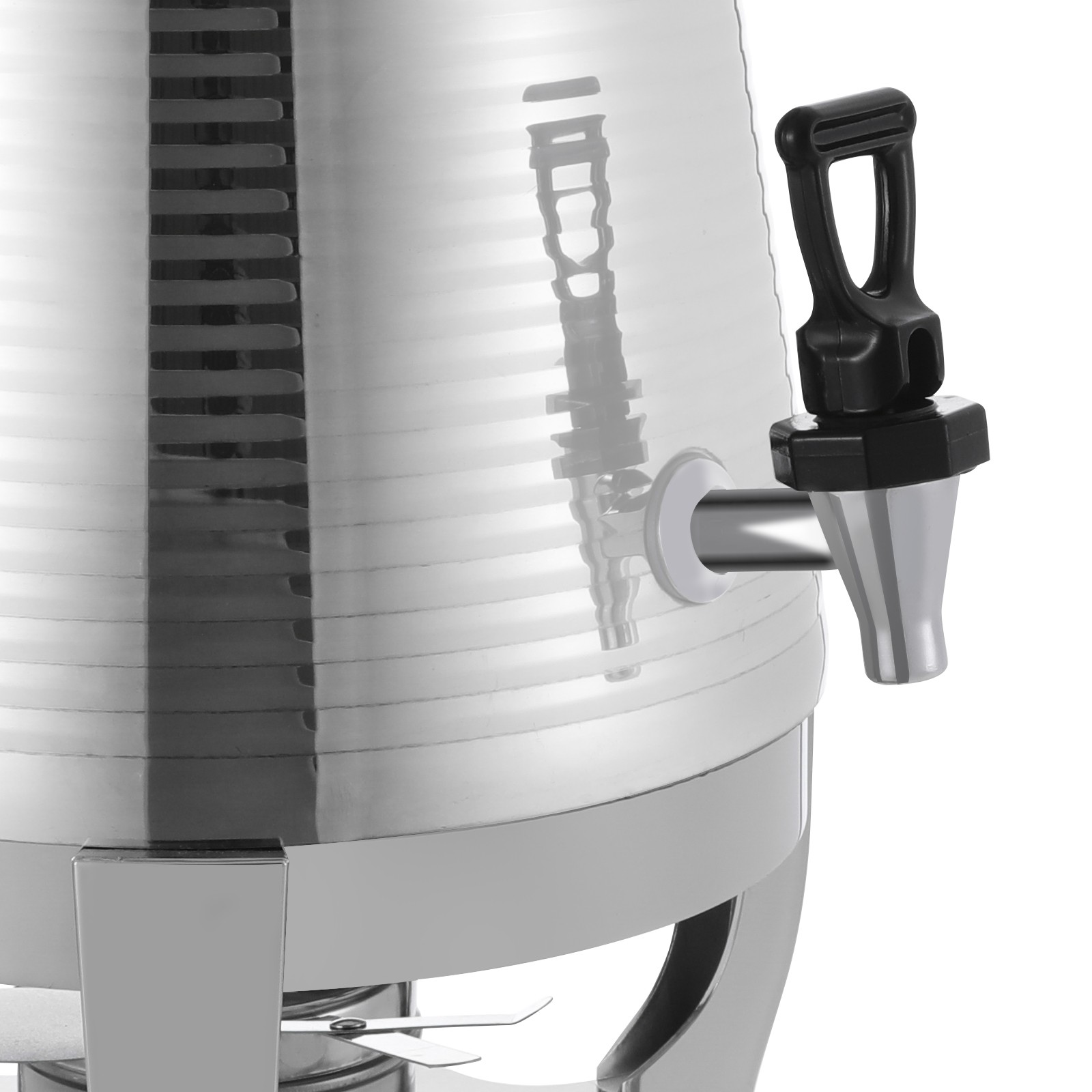 Beverage Dispenser Hot Drink Dispenser Coffee Dispenser with Stand & Fuel Holder