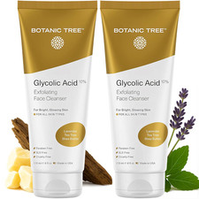 Glycolic Acid Face Wash - Facial Cleanser for...