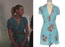 URBAN OUTFITTERS ASO BETTY COOPER RIVERDALE Mallory Floral Dress Medium RARE EUC