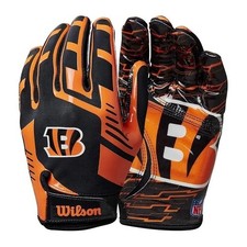 WILSON Cincinnati Bengals NFL stretch fit receivers football gloves [adult]