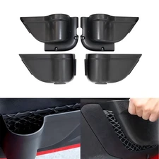 4x Front + Rear Door Storage Pockets Organizer Box for 11-2018 Jeep Wrangler JK