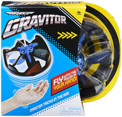 Air Hogs Gravitor mit Trick Stick, USB wiederaufladbares Flugspielzeug, Drohnen für Kinder