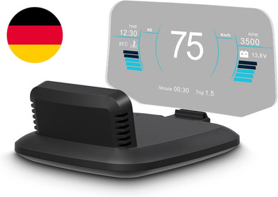 Dual System Car Head-Up Display, Shows Multiple Functions, GPS Speedometer,Head 