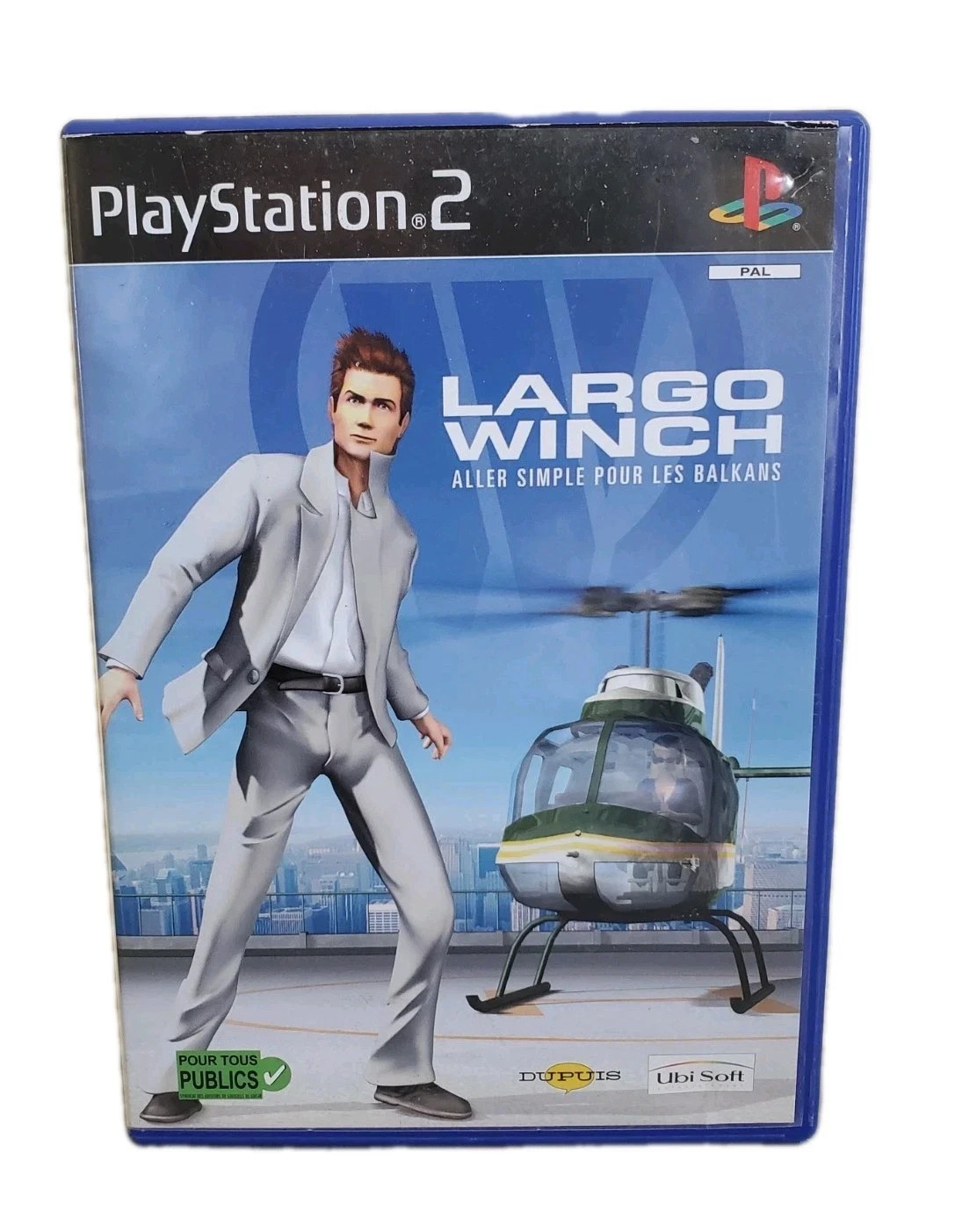 PlayStation 2 Largo Winch Aller Simple Pour Les Balkans Complet PAL FR - PS2